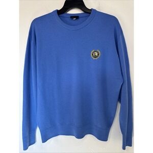 Glenbrae Men's Merino Lambs Wool Warren Point Golf Club Pullover Sweater Size L